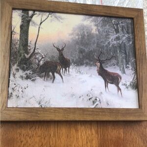 Wall Art 8x10 Deer Scene